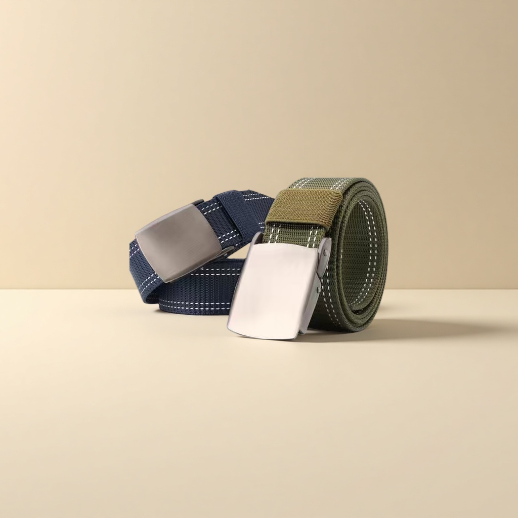 Fashionable leather belt, casual business, simple and versatile, classic men's style details Picture