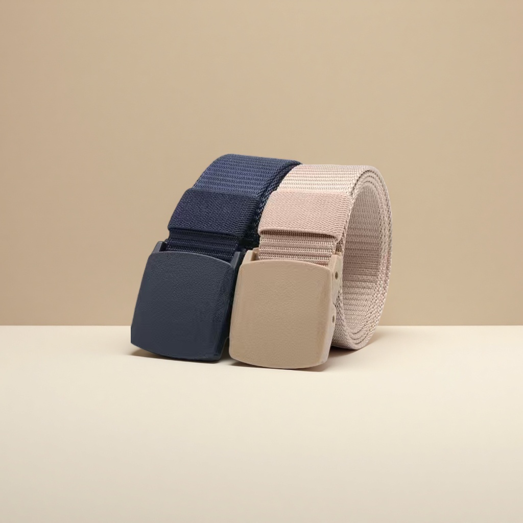 Fashionable leather belt for men, simple and versatile, casual style 100cm