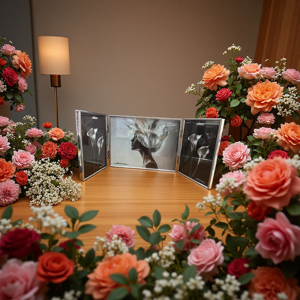 Modern and simple transparent acrylic combination photo frame photo decoration home decoration ornaments Specification image