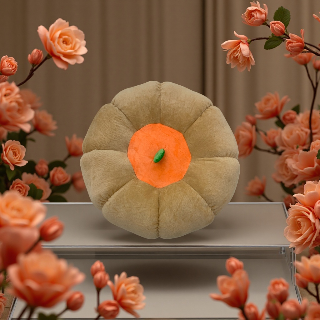 Pumpkin cushion throw pillow Specification image