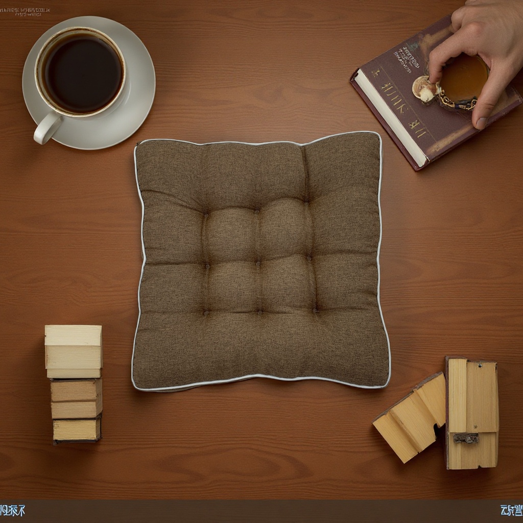 Fine linen breathable seat cushion thickened anti-slip seat cushion suitable for office and home use 101243965 Application Scenario