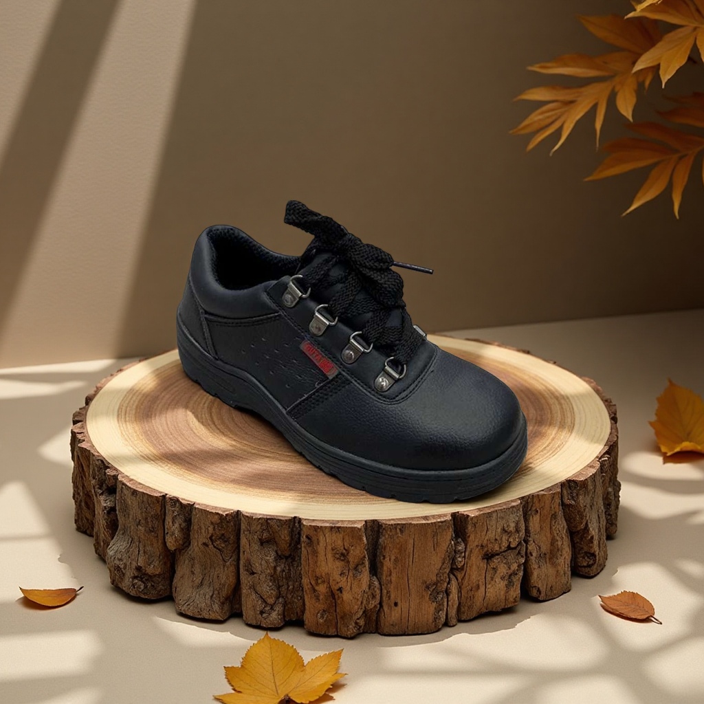 劳保鞋钢包头安全鞋绝缘鞋耐脏工作皮鞋防砸男鞋safety shoes新