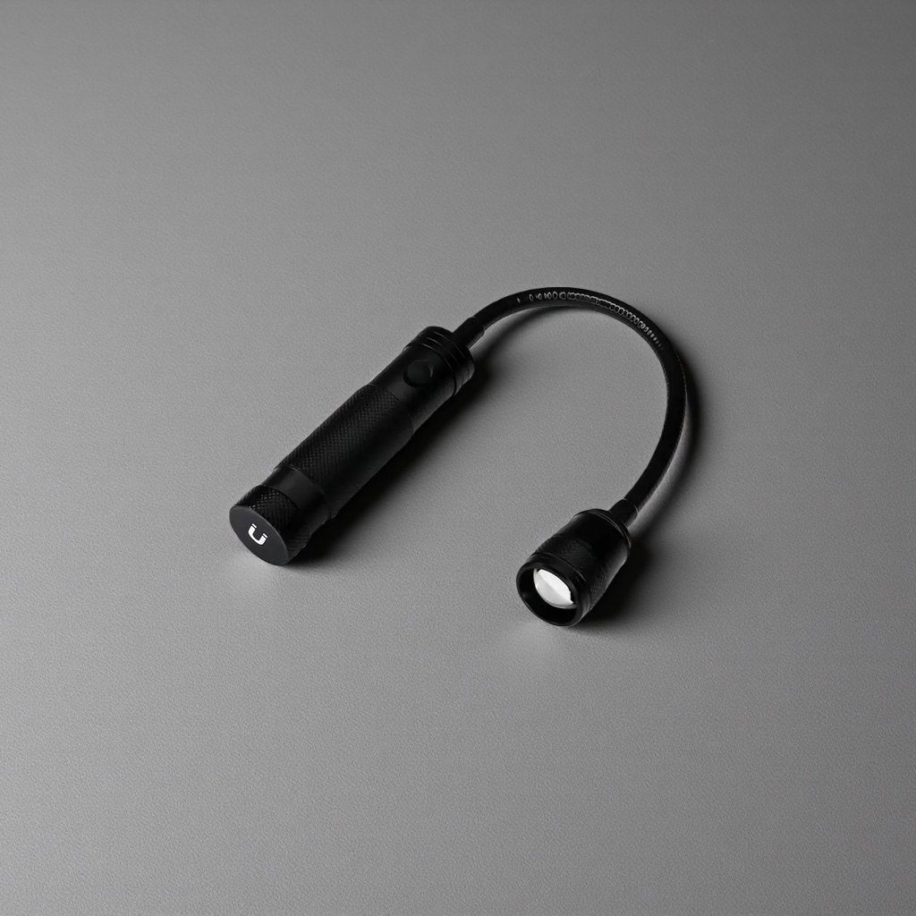 LED long-arm flexible hose magnetic wall lamp, charging barbecue lamp, machine tool work light, maintenance spotlight Specification image