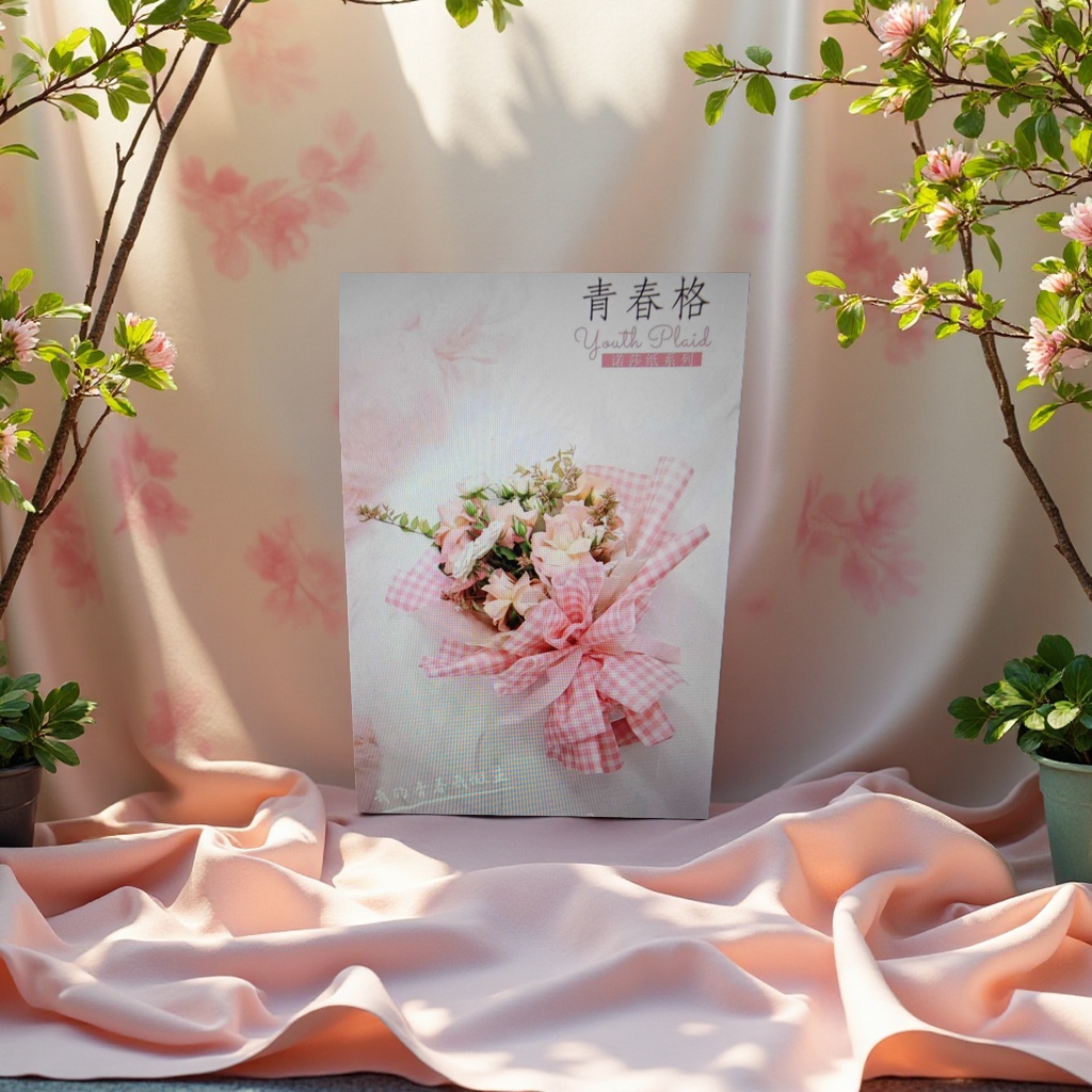 Flower wrapping paper, exquisite gift box wrapping paper, special packaging material for gift-giving, paper packaging box Application Scenario