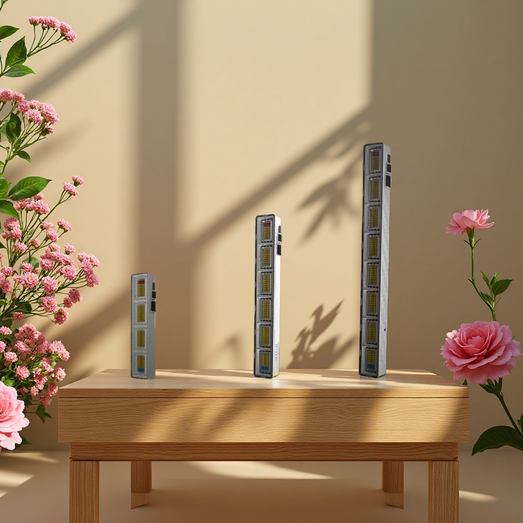 Multi-functional charging lamp, portable high-intensity flashlight, outdoor lighting tool, adjustable brightness, shockproof and durable Specification image