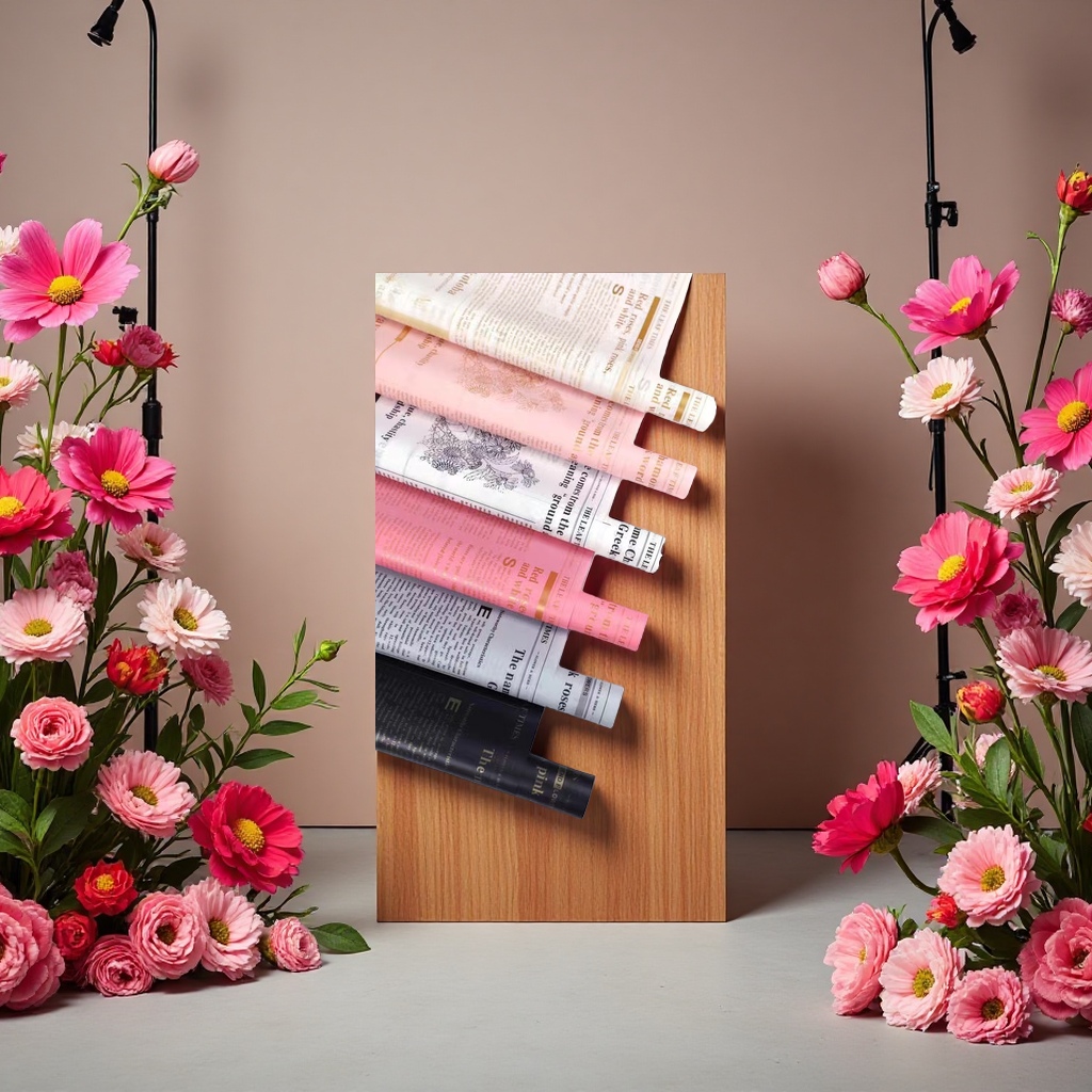 Handmade creative gift box packaging paper, exquisite packaging paper details Picture