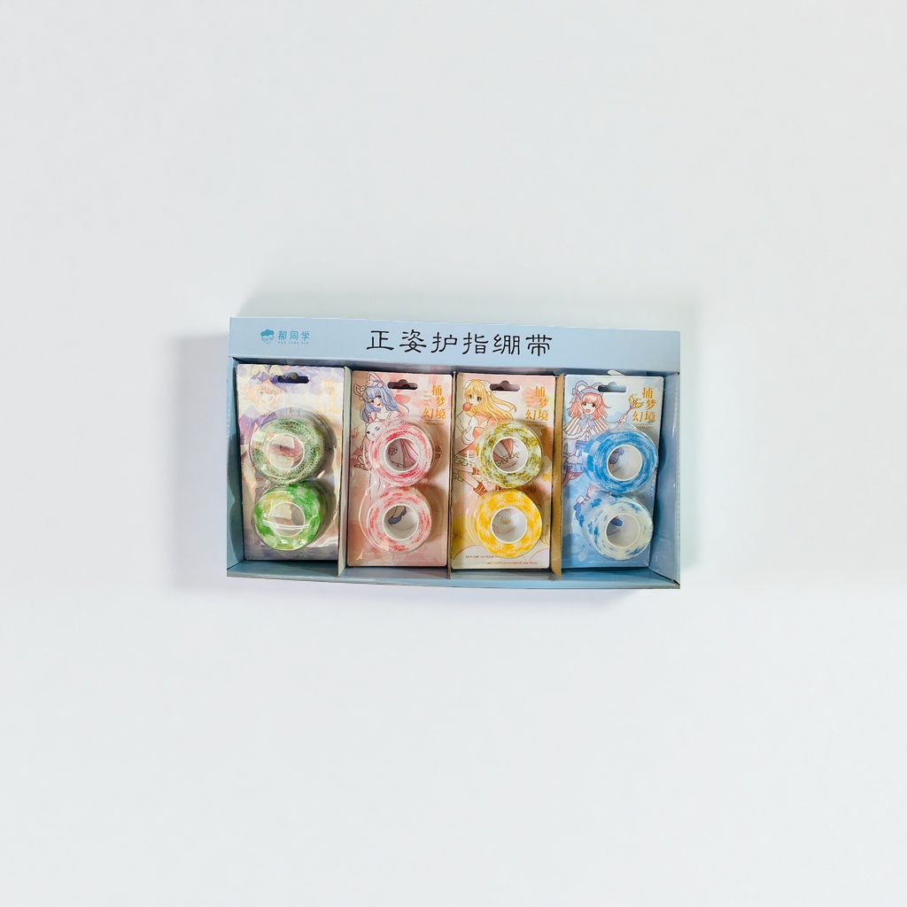 双卡花色减压运动护指绷带透气舒适缓解压力细节图