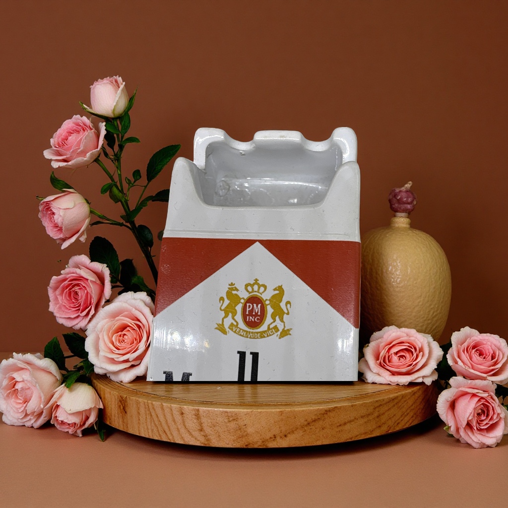 万宝路经典红蓝条纹烟盒装香烟100支装