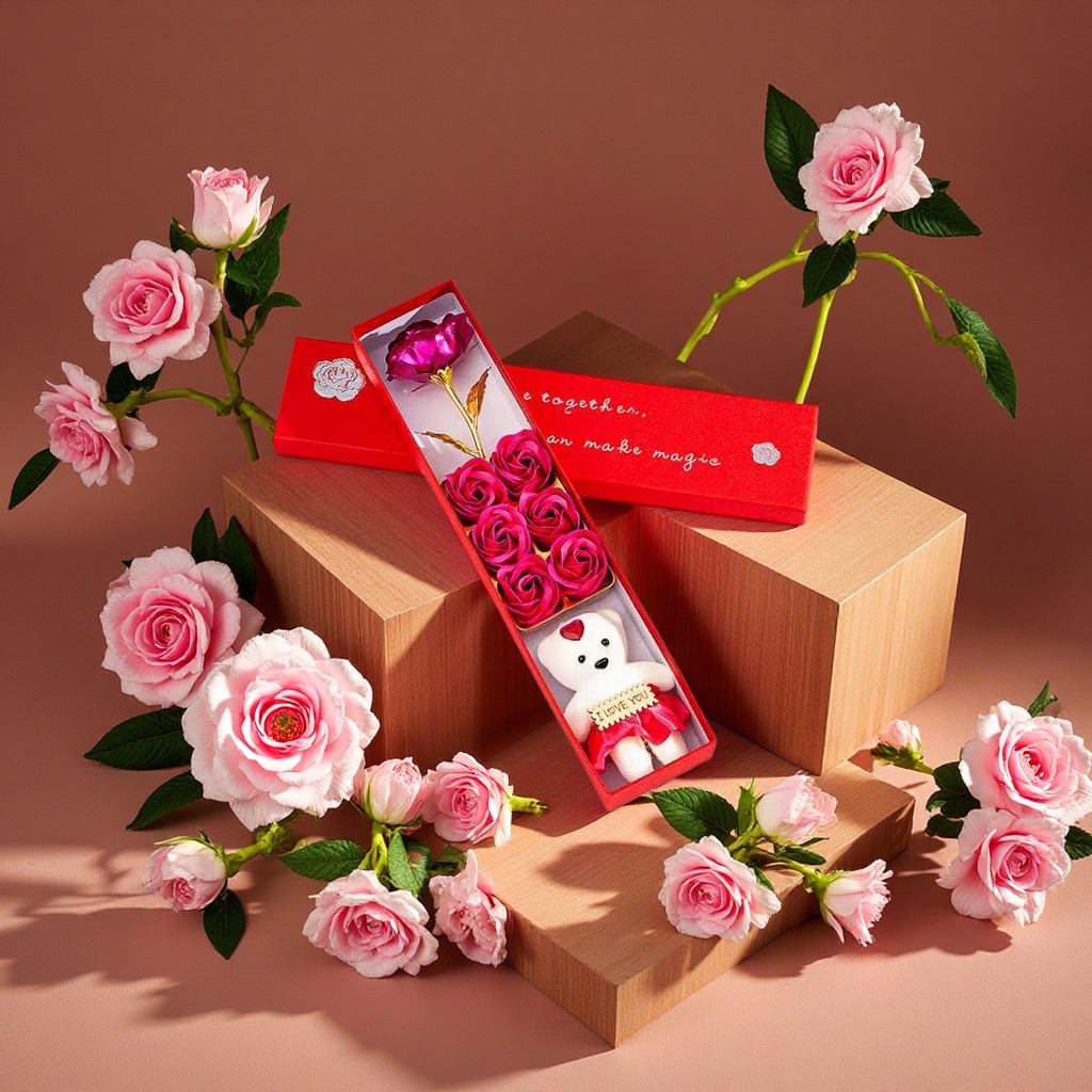One-piece gift packaging box, exquisite gift box set Specification image