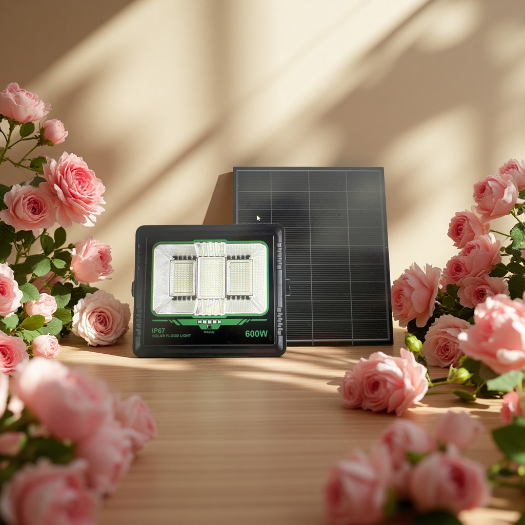 Solar floodlight outdoor waterproof and energy-saving lighting lamp 3000 lumens Application Scenario