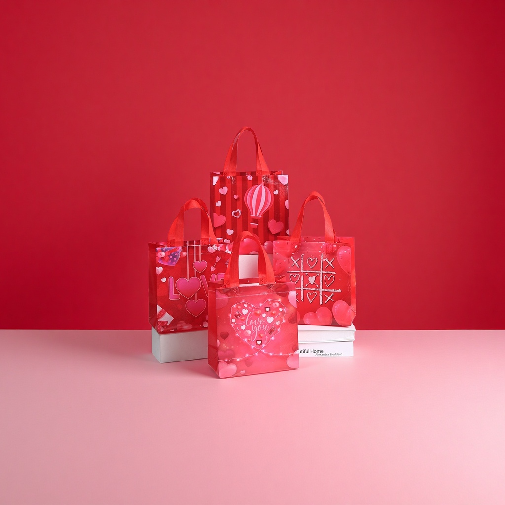 Fashionable non-woven fabric waterproof bags, trendy and portable shopping bags