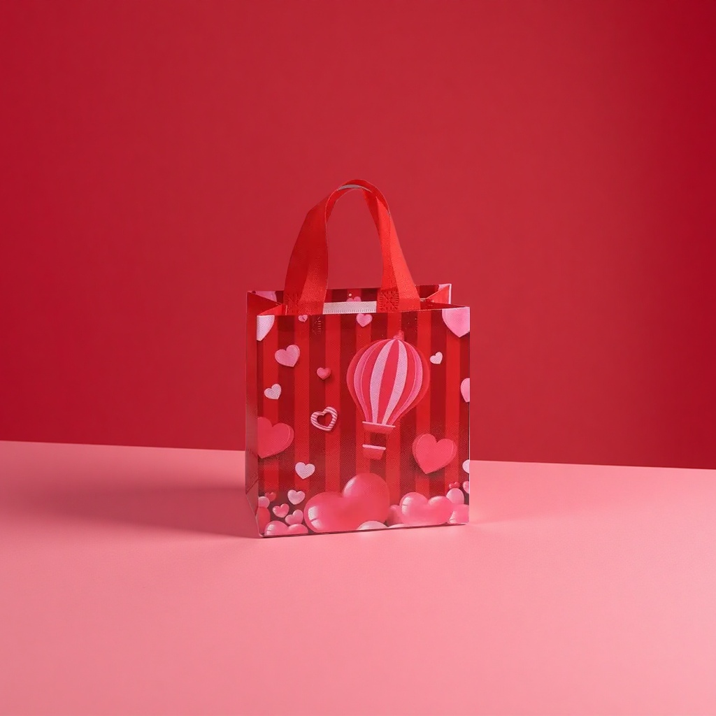 Fashionable non-woven fabric waterproof bags, trendy and portable shopping bags details Picture