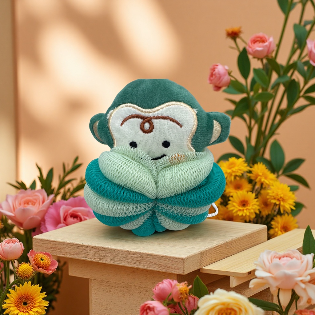 浴花浴帽实物图