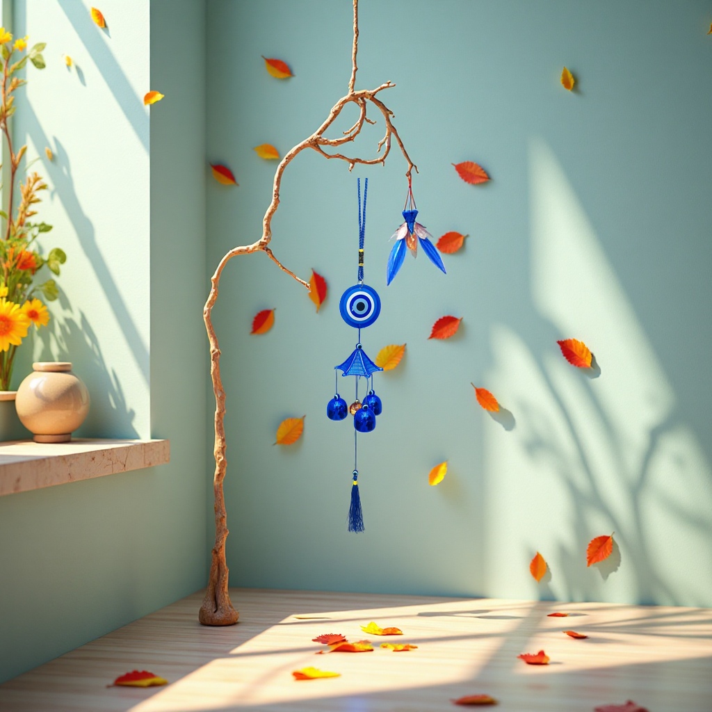 Wind chime fruit shell dreamcatcher glass wind chime natural and fresh pendant details Picture