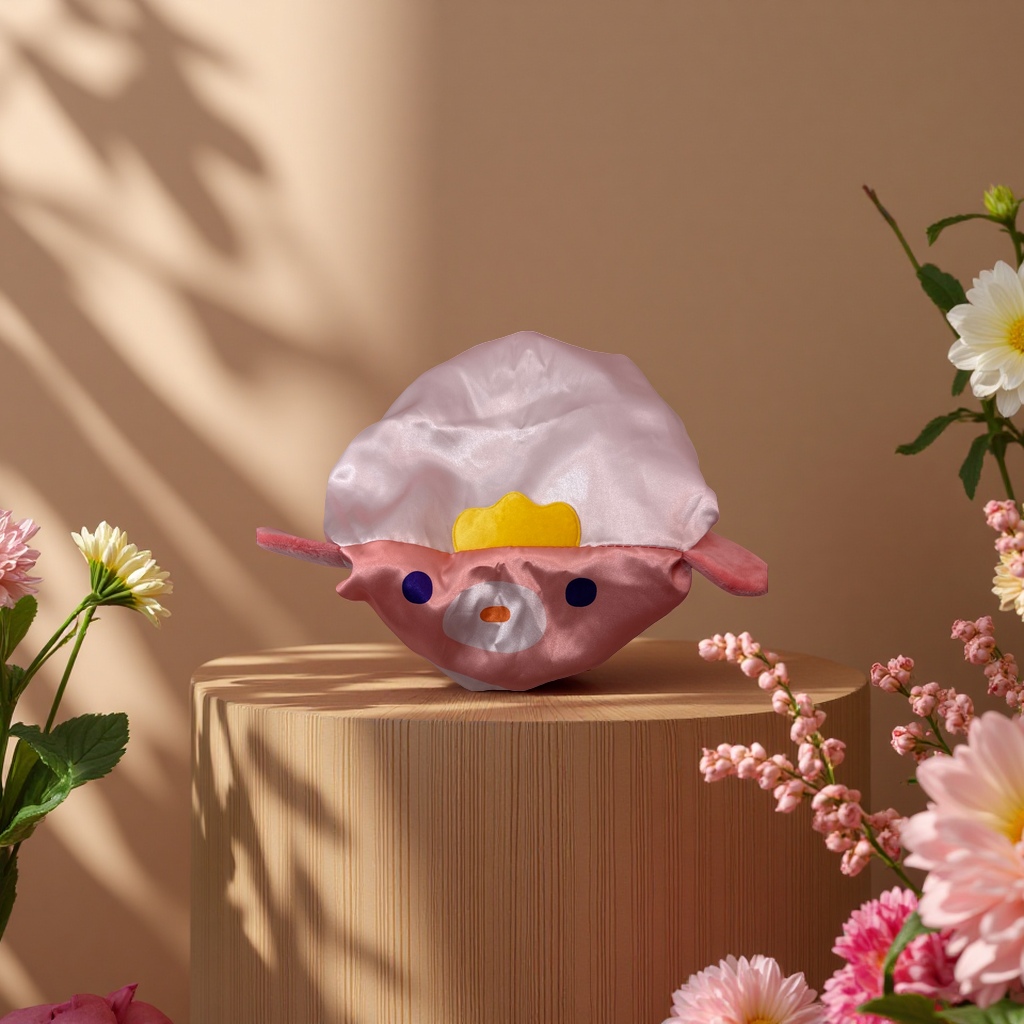 Shower cap, anti-slip, breathable, soft bathroom product, household waterproof and warm hat Specification image