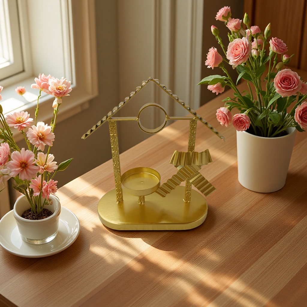 Christmas candlestick decorative items, holiday gifts, home desktop ornaments details Picture