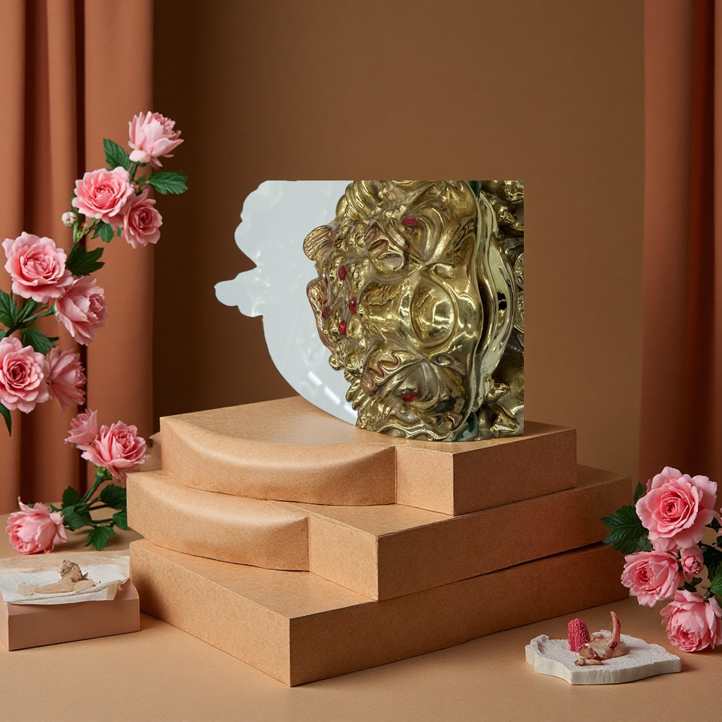 Medium-sized Golden Toad resin handicraft display piece, a home decoration for preventing wealth, gathering treasures, attracting wealth and good fortune