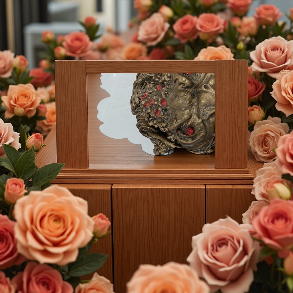 Brown small golden toad resin handicrafts, decorative items for attracting wealth and feng shui, suitable for home living room decoration details Picture