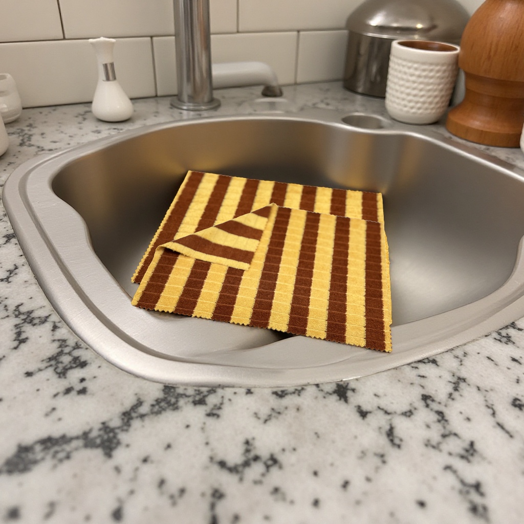 Wholesale kitchen cleaning cloths with ultra-fine fiber polyester-nylon composite glossy grid mirror polishing that do not shed fibers when cleaned Specification image