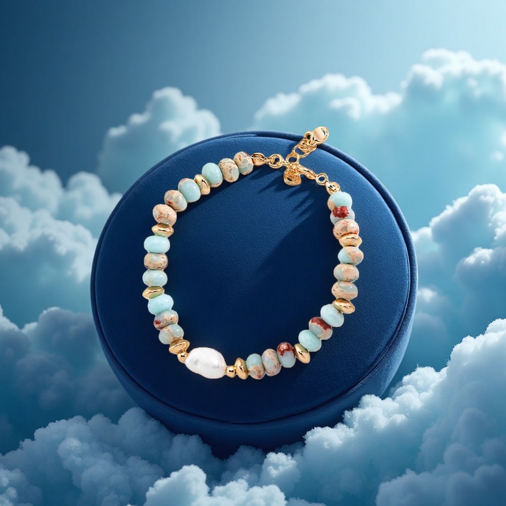 Tonight's 925 sterling silver jewelry, white pearl bracelet, fashionable and simple pearl accessory gift for girls details Picture