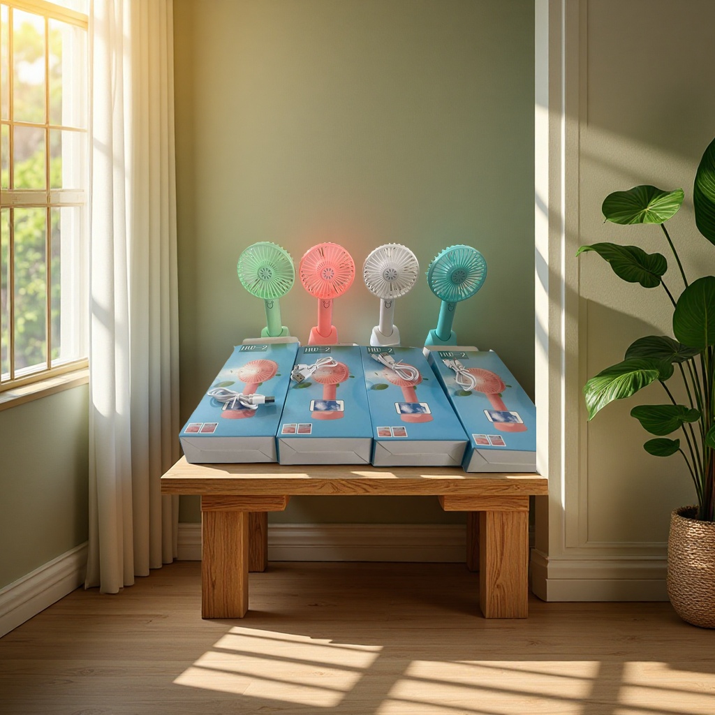 Source factory usb mini handheld fan, student mini fan, outdoor convenient mini fan Application Scenario