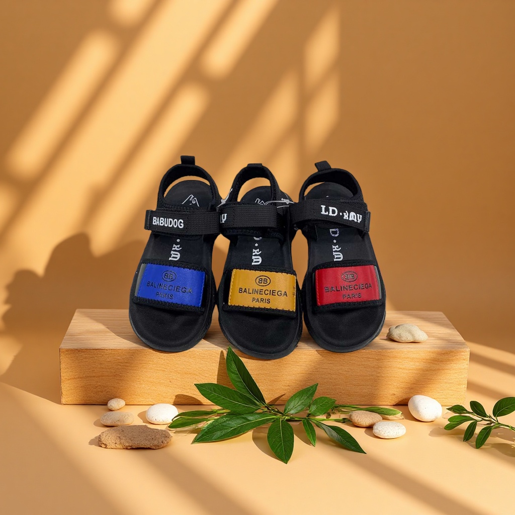 Hoot Seling Sandals Boy Shoes شريط لاصق سحري ضد التزلج على الشاطئ للأطفال Specification image