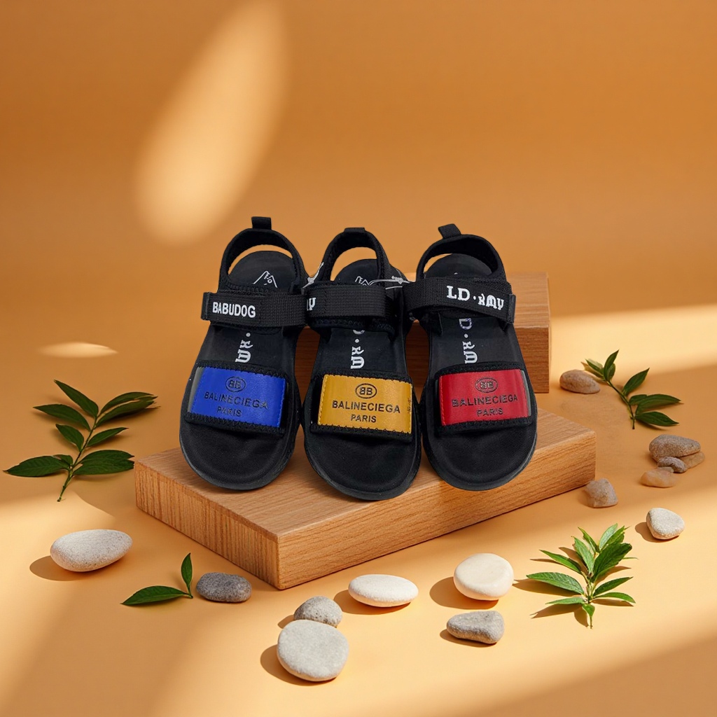 Hoot Seling Sandals Boy Shoes شريط لاصق سحري ضد التزلج على الشاطئ للأطفال details Picture