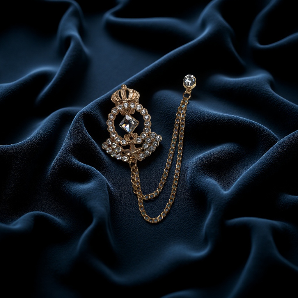 A vintage and fashionable brooch details Picture