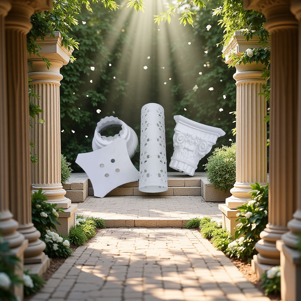 Roman Columns, plastic wedding props, European-style wedding road guides Application Scenario
