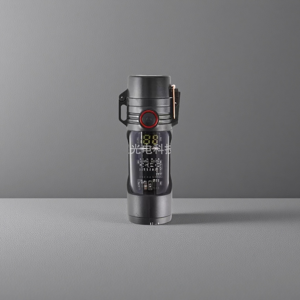 New arc lighter, light hook display, fast charging, large capacity, portable outdoor alarm Specification image