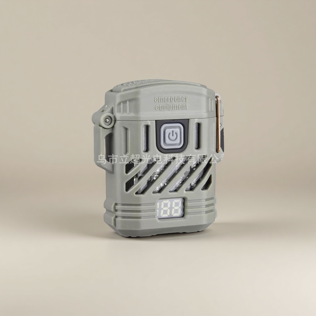 New arc lighter, outdoor portable, anti-jamming, fast charging, large capacity and display screen Specification image