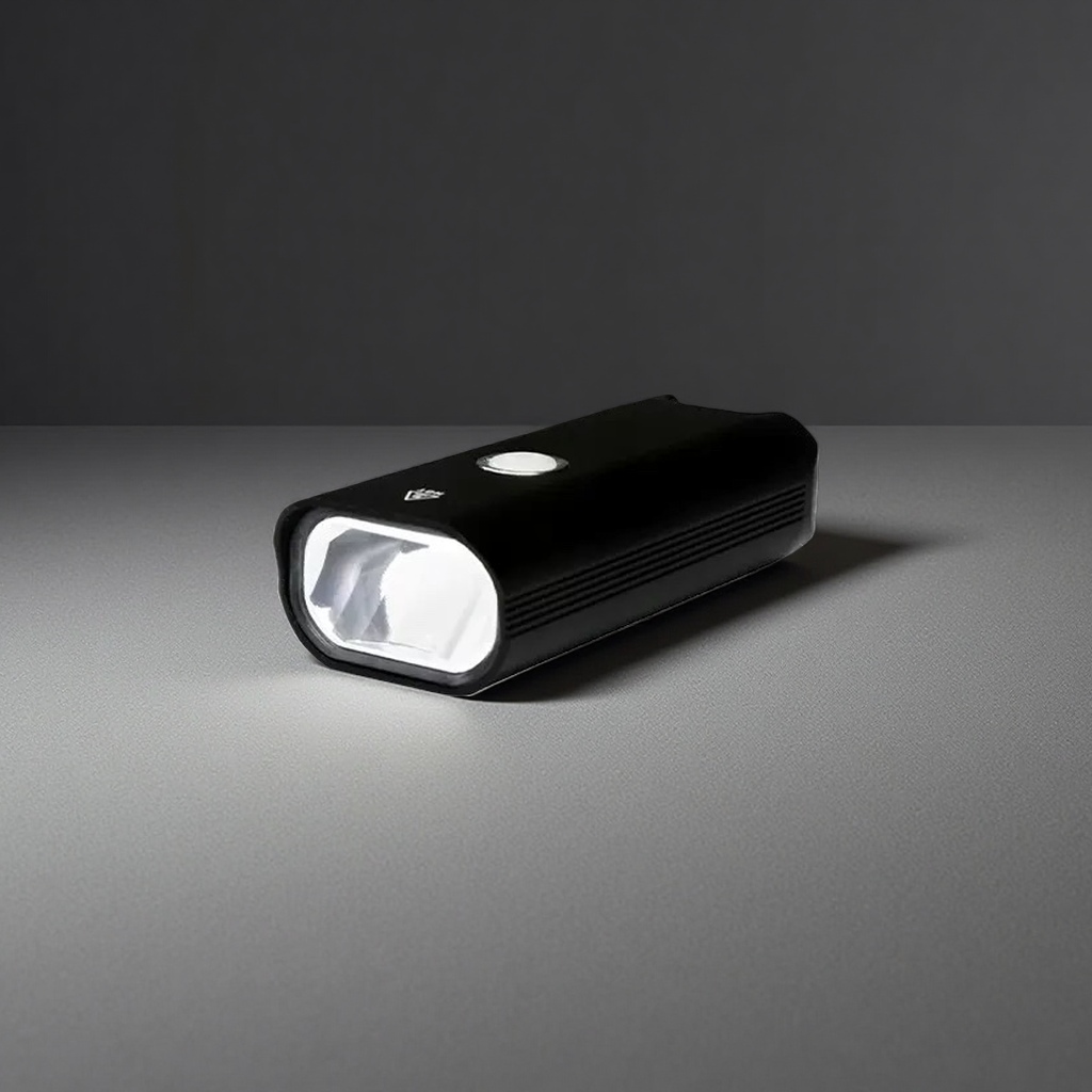 German anti-glare, strong light, waterproof, mini flashlight, night riding light, rechargeable bicycle light details Picture