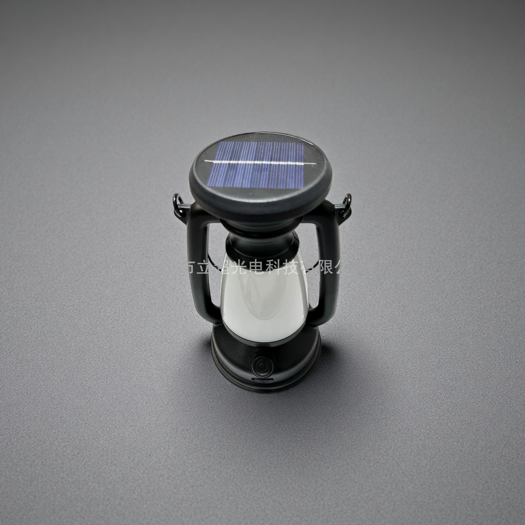 The new solar portable lamp has a knob for fast charging, large capacity, light brightness, and temperature adjustment Application Scenario