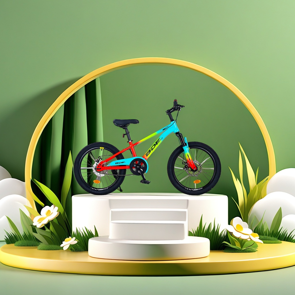 Folding bicycle, adult stall cart, 16-inch lightweight mobility scooter, outdoor riding details Picture