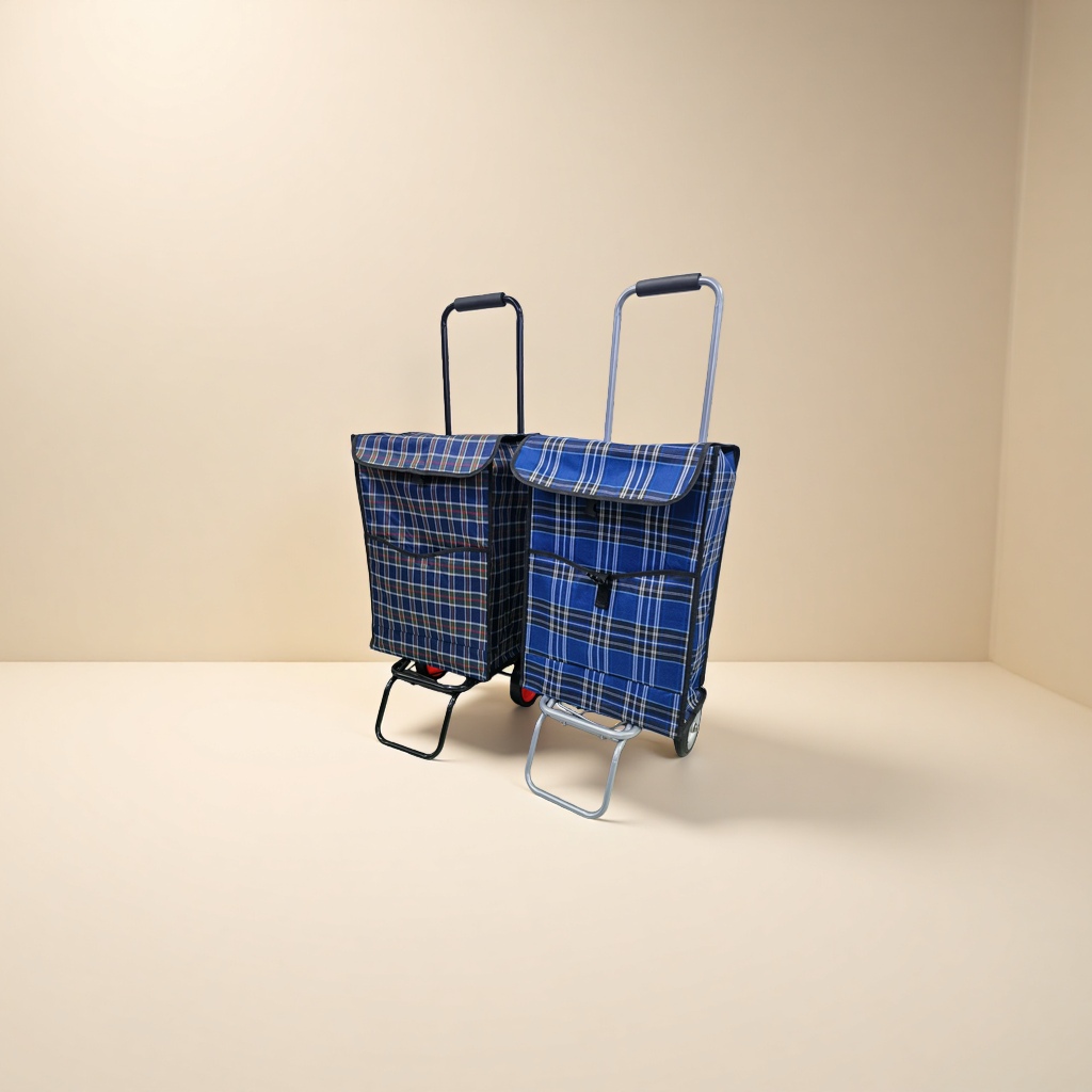 Vegetable cart, truck, luggage cart, lightweight folding cart, aluminum iron frame cart Specification image