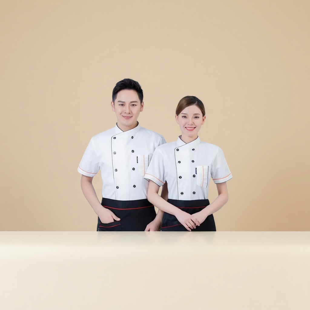 Chef's uniforms are oil-resistant, dirt-resistant, professional work clothes, breathable and comfortable. Both men's and women's styles are available