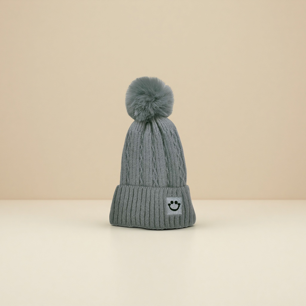 Winter fashion body hat lamp, knitted woolen straw hat, warm, windproof and breathable