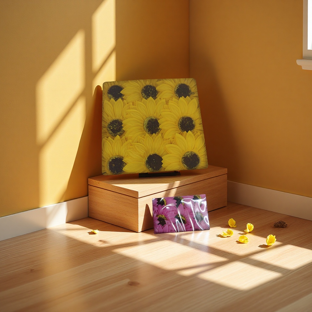 Artificial petal handicrafts, gifts, woolen sunflowers, decorative flowers, artificial flowers, 180g Application Scenario