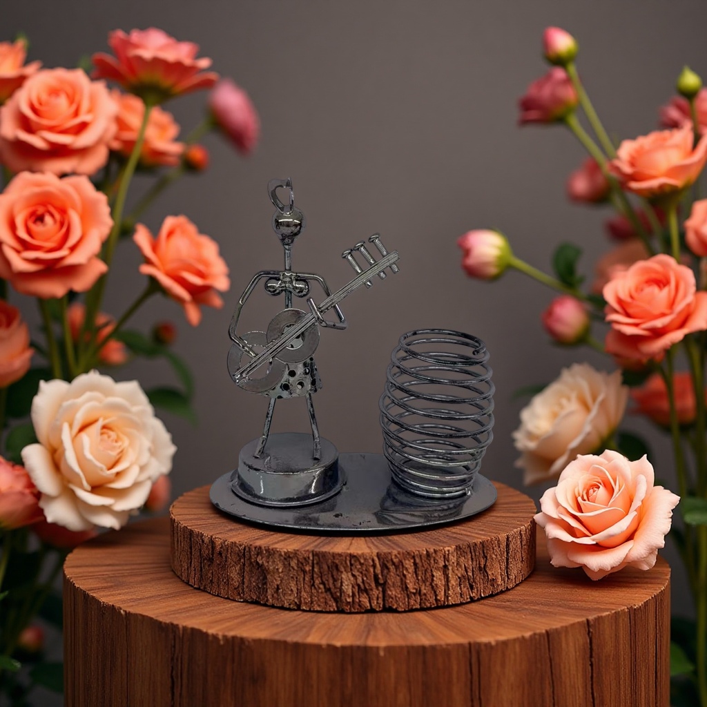 办公用品 工艺摆件笔筒细节图