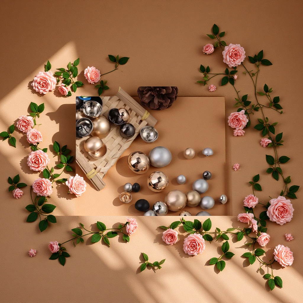 蘑菇大衣纽扣设计感时尚复古金属扣女款外套装饰件