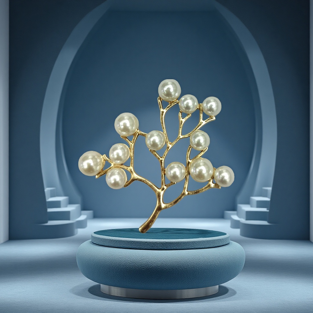 DIY pearl apple tree jewelry accessories