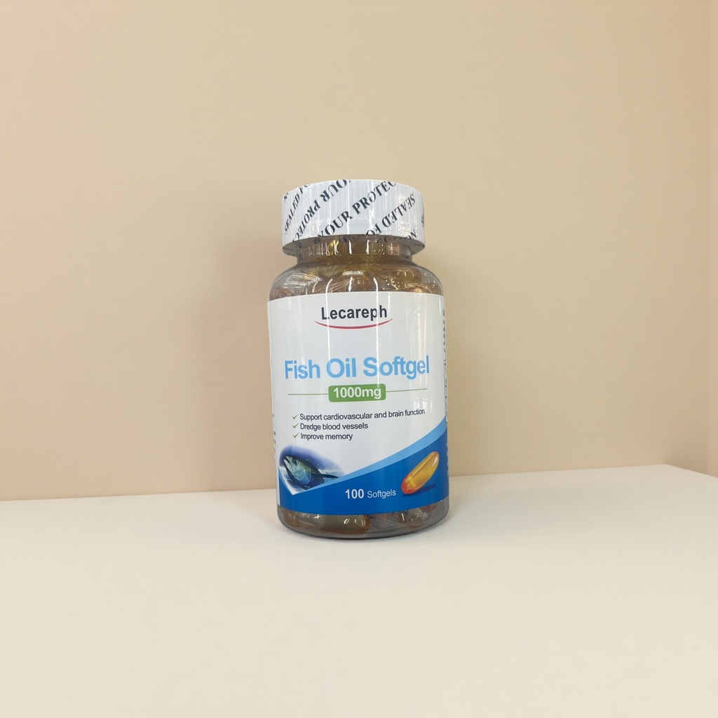 深海鱼油软胶囊 1000mg 每粒 60粒装 健康营养补充剂