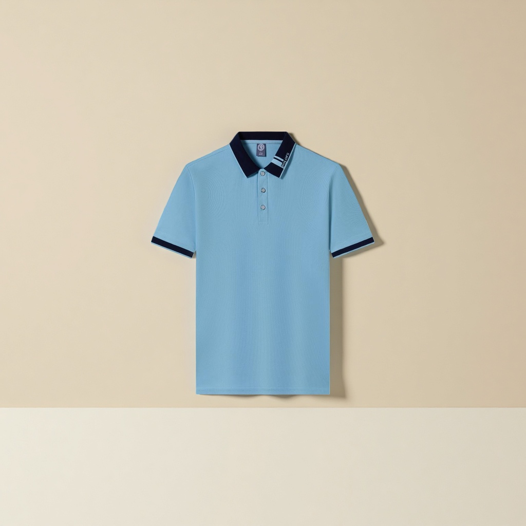 Haggis men's plus-size spring short-sleeved T-shirt men's half-sleeved trendy top Specification image
