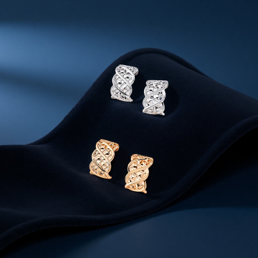 This evening, 925 sterling silver zircon exquisite stud earrings with a fashionable and simple design for women. 161338680 Application Scenario