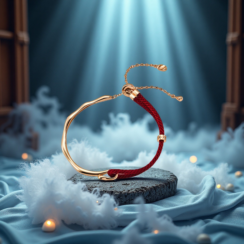 The collision of materials is a common design approach. By fusing soft braided ropes with hard metals, different wearing experiences and visual contrasts are created Specification image
