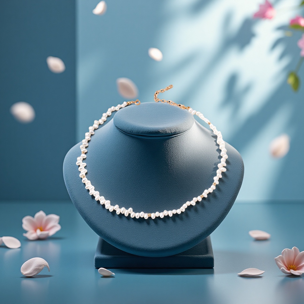 Zhuji pearl jewelry 925 sterling silver ring Loose mouth freshwater pearl necklace Application Scenario