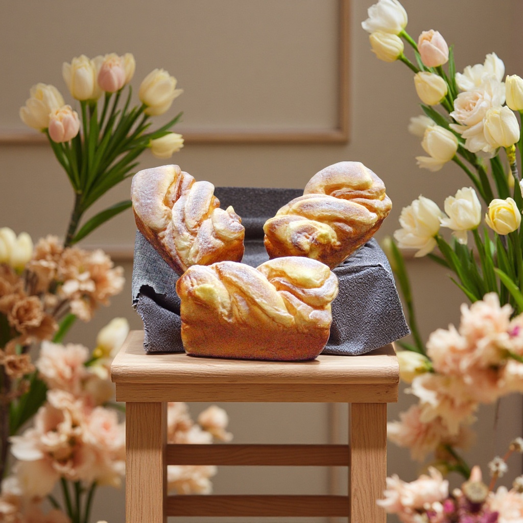 Danish toast home model room decorative items, simple style kitchenware storage box Specification image
