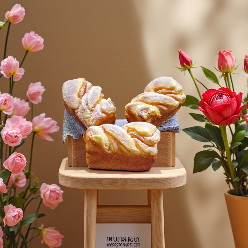 Danish toast home model room decorative items, simple style kitchenware storage box Application Scenario