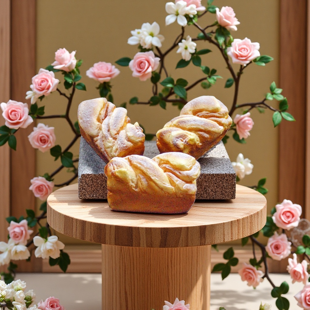 Danish toast home model room decorative items, simple style kitchenware storage box
