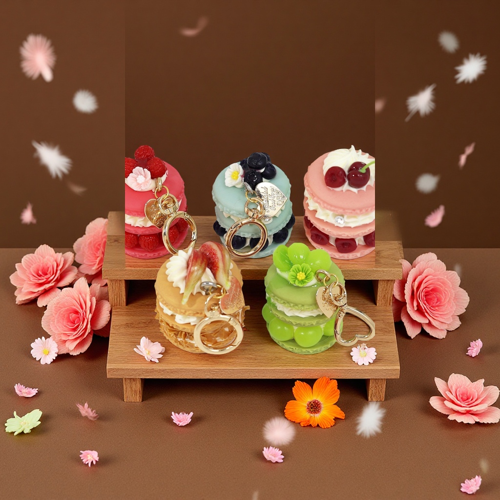 Simulated cake pendants, creative ornaments, home decoration ornaments, desktop ornaments, cute decorative items Specification image